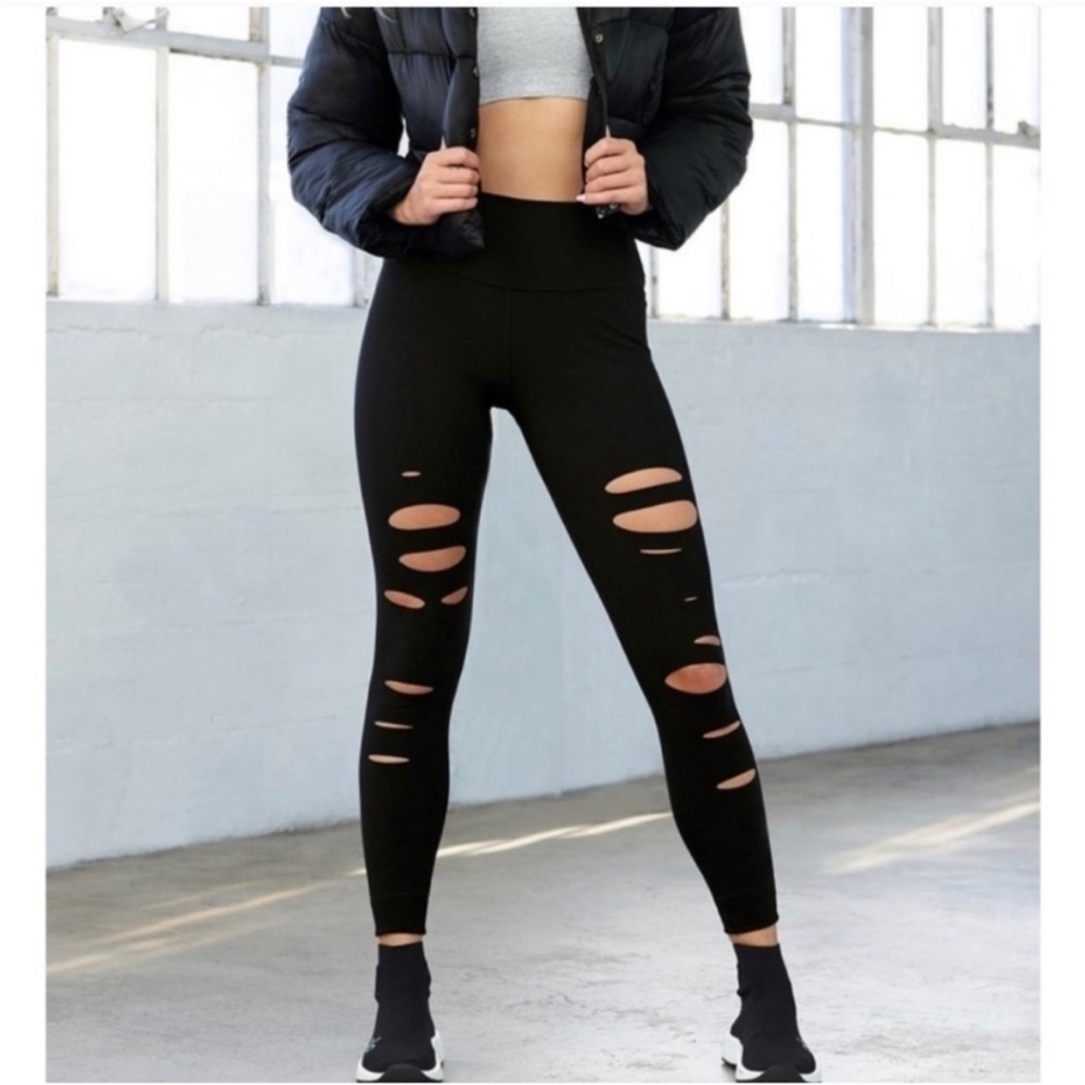 ALO Yoga Black Cutout Leggings